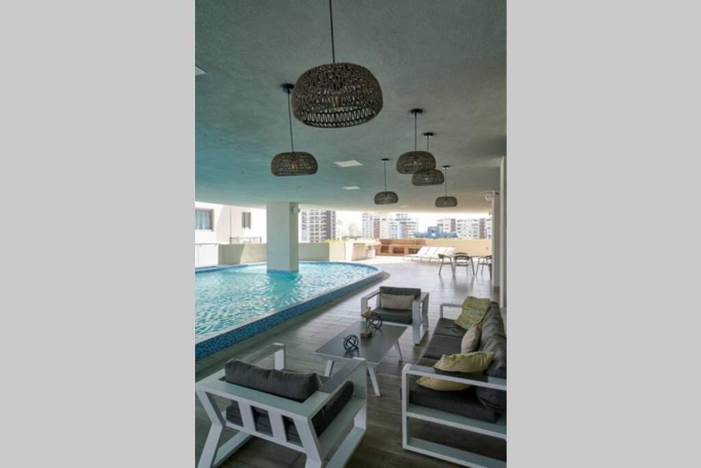 Escape Apartments, Balcony, Pool, Gym & Spa In La Julia Santo Domingo Kültér fotó
